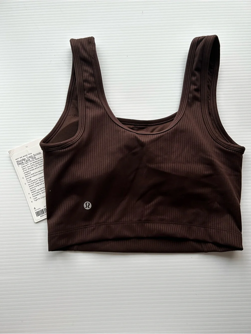 lululemon athletica Scoop Neck Crop Tank — Brown
